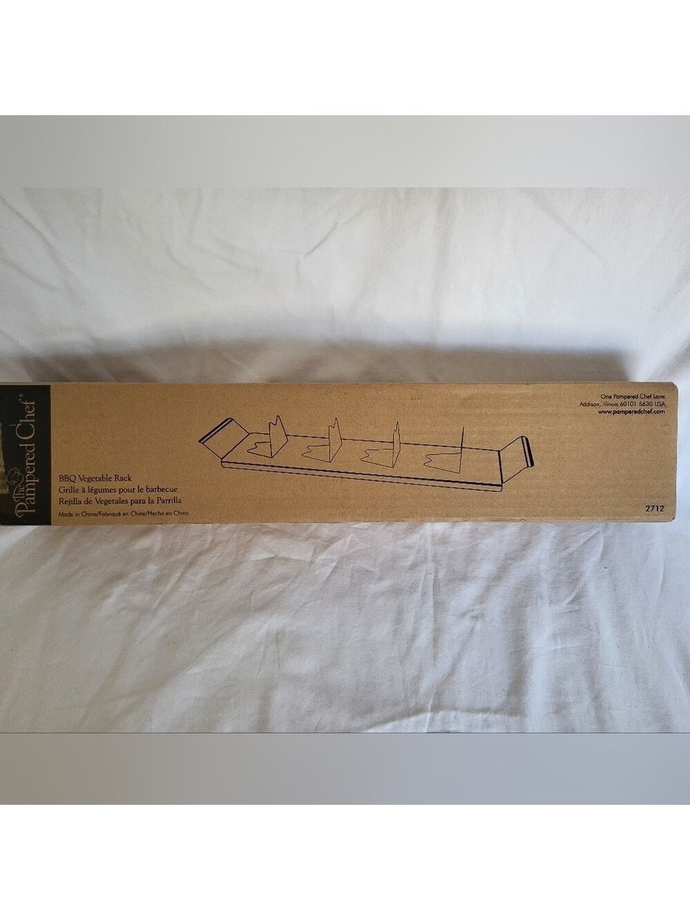 Pampered Chef Retired New in Original Box BBQ Vegetable Rack